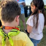 Children enjoying outdoor games and a fun service during Vacation Bible School at Centerpoint Church in Rogers, Arkansas