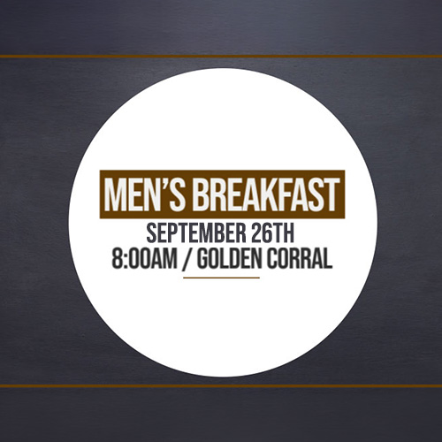 Image advertising Men's Breakfast
